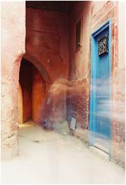 Composition Red Blue White, Marrakesch 2006
