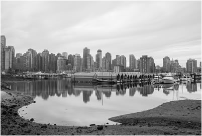 Vancouver Skyline and Bay, Canada, 2013