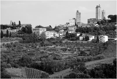 Landscape around San Gimignano, 2014