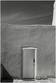 Door, St. Francis Church, Ranchos de Taos, New Mexico, 2010